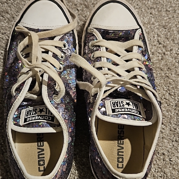Converse Sneakers - Sparkly Multicolor.hologram - Picture 2 of 6